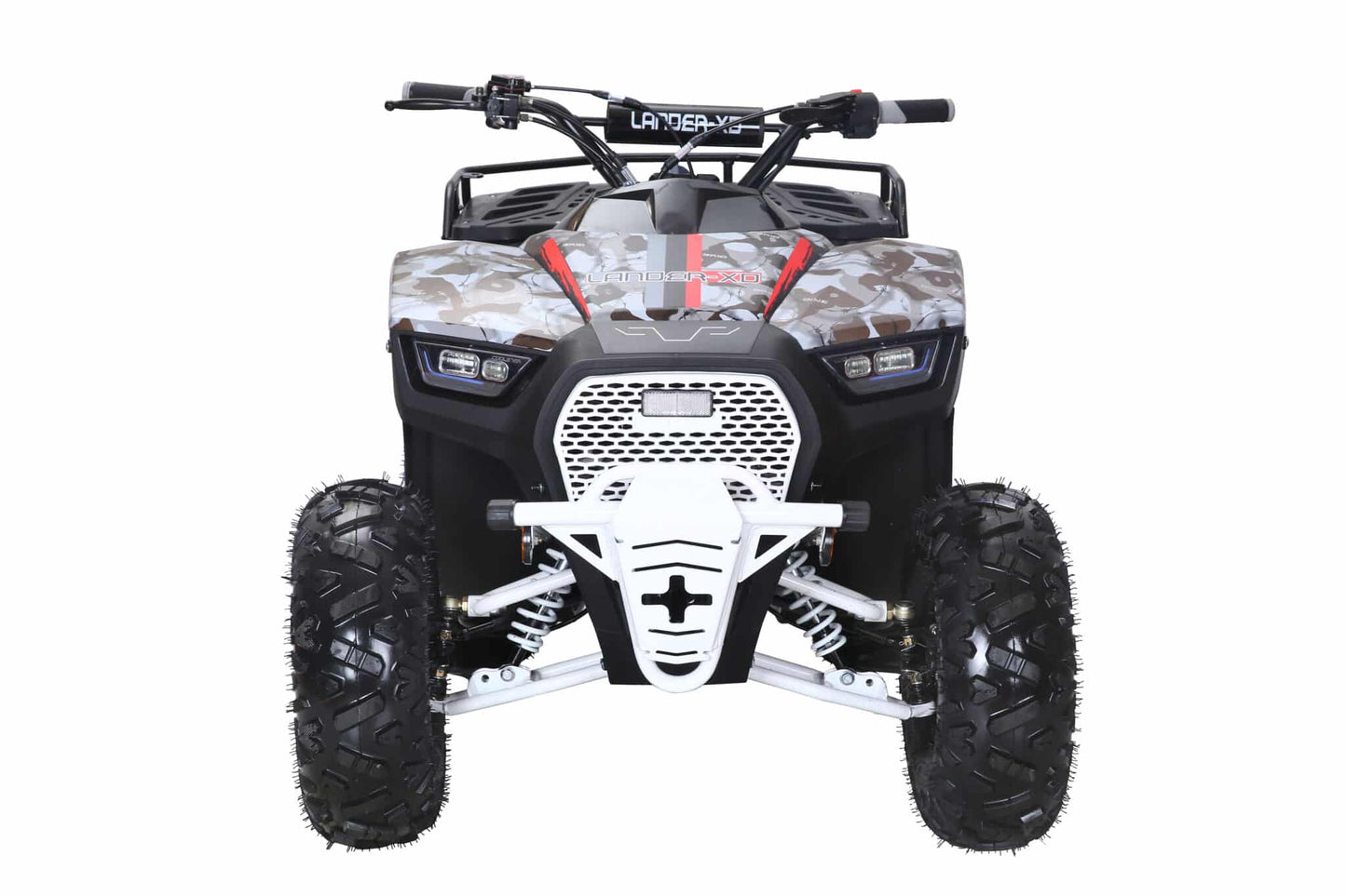 Coolster Lander XD-125UF utility ATV in army black
