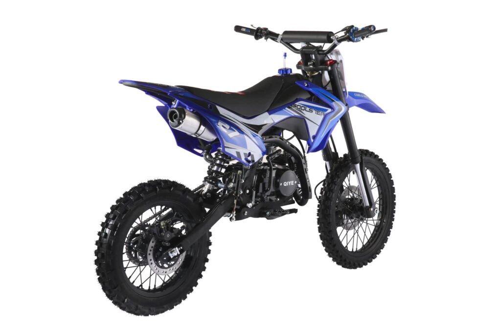 Coolster M-125 full size dirt bike in blue