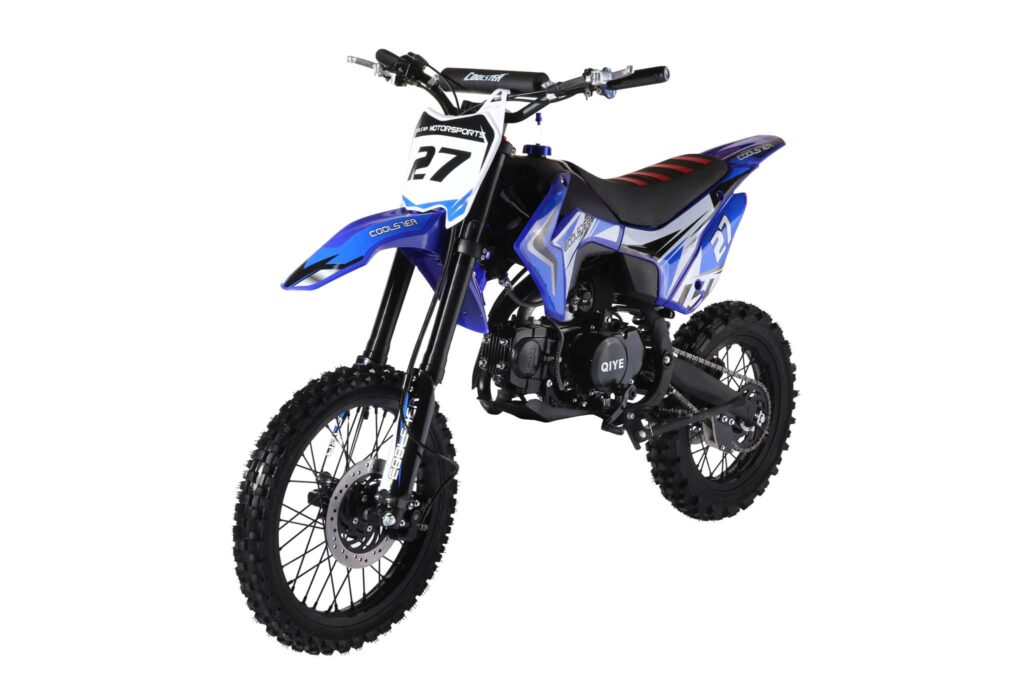 Coolster M-125 Full Size Dirt Bike in Blue