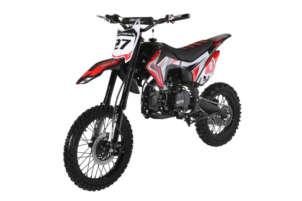 Coolster M-125 Full Size Dirt Bike in Red Black