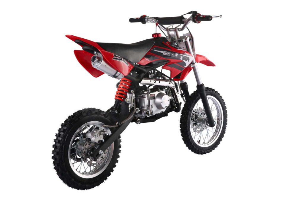 Coolster QG-214-2 pit bike in red