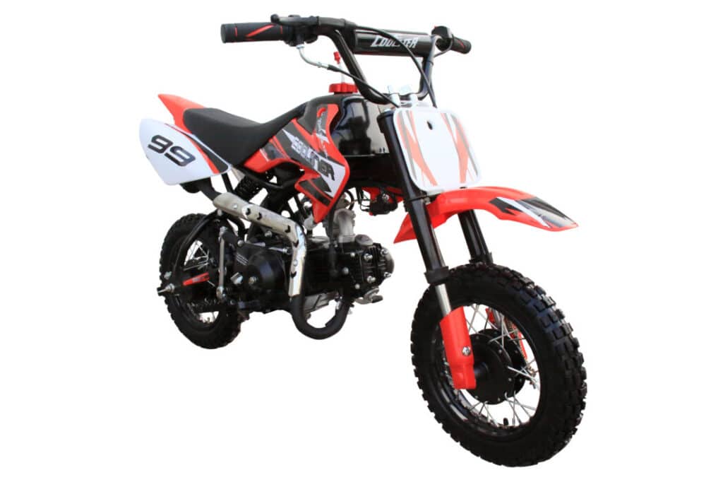 Coolster QG-210 kids dirt bike in red
