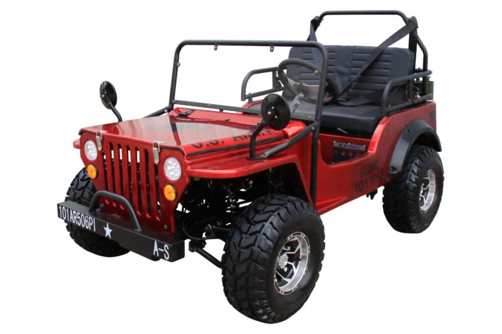 Coolster GK-6125A mini jeep in red