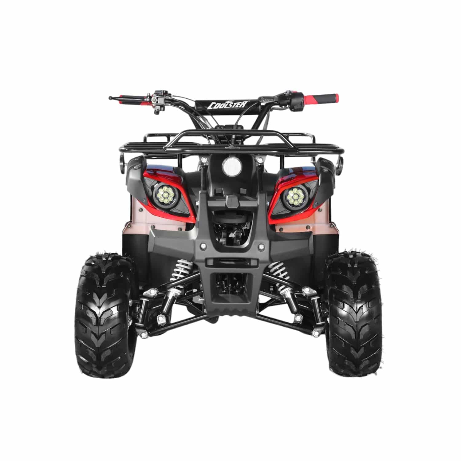 Coolster ATV-3125R junior ATV in red, front view