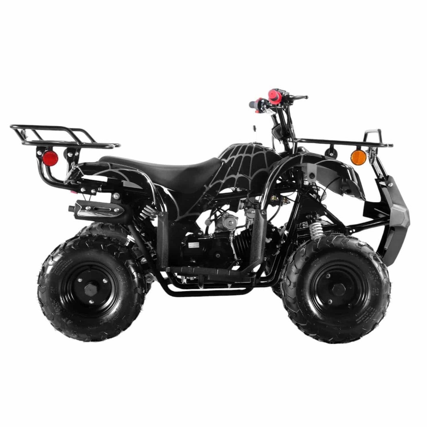 Coolster ATV-3125R junior ATV in Spider Black, side view