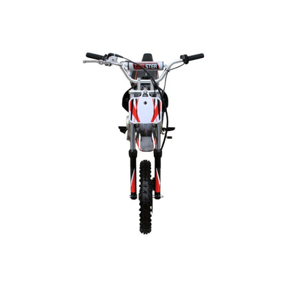 Coolster XR-125 dirt bike in black, front view