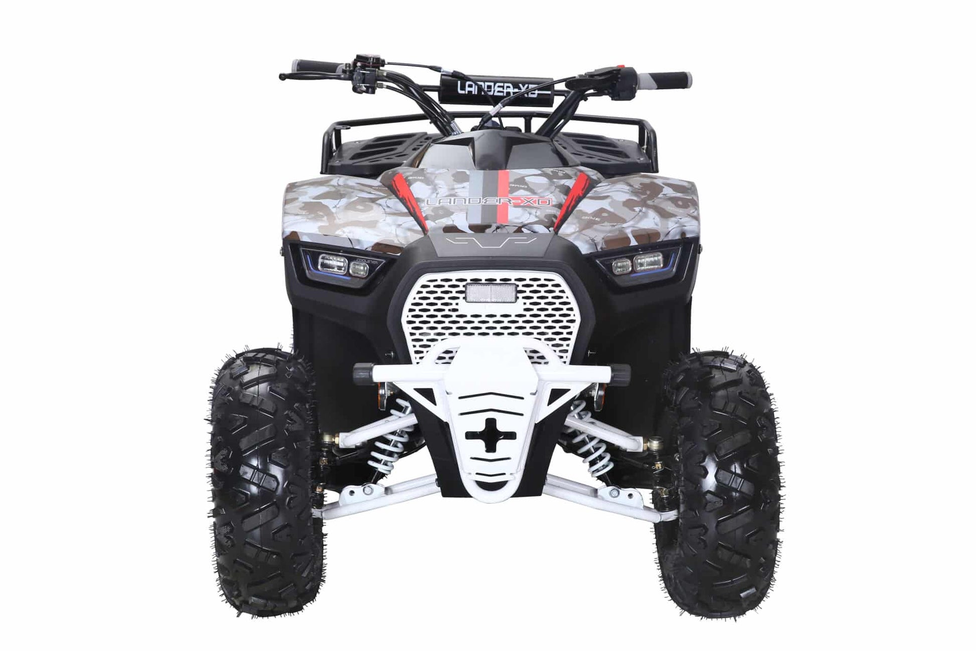Coolster Lander XD-125UF utility ATV in army black