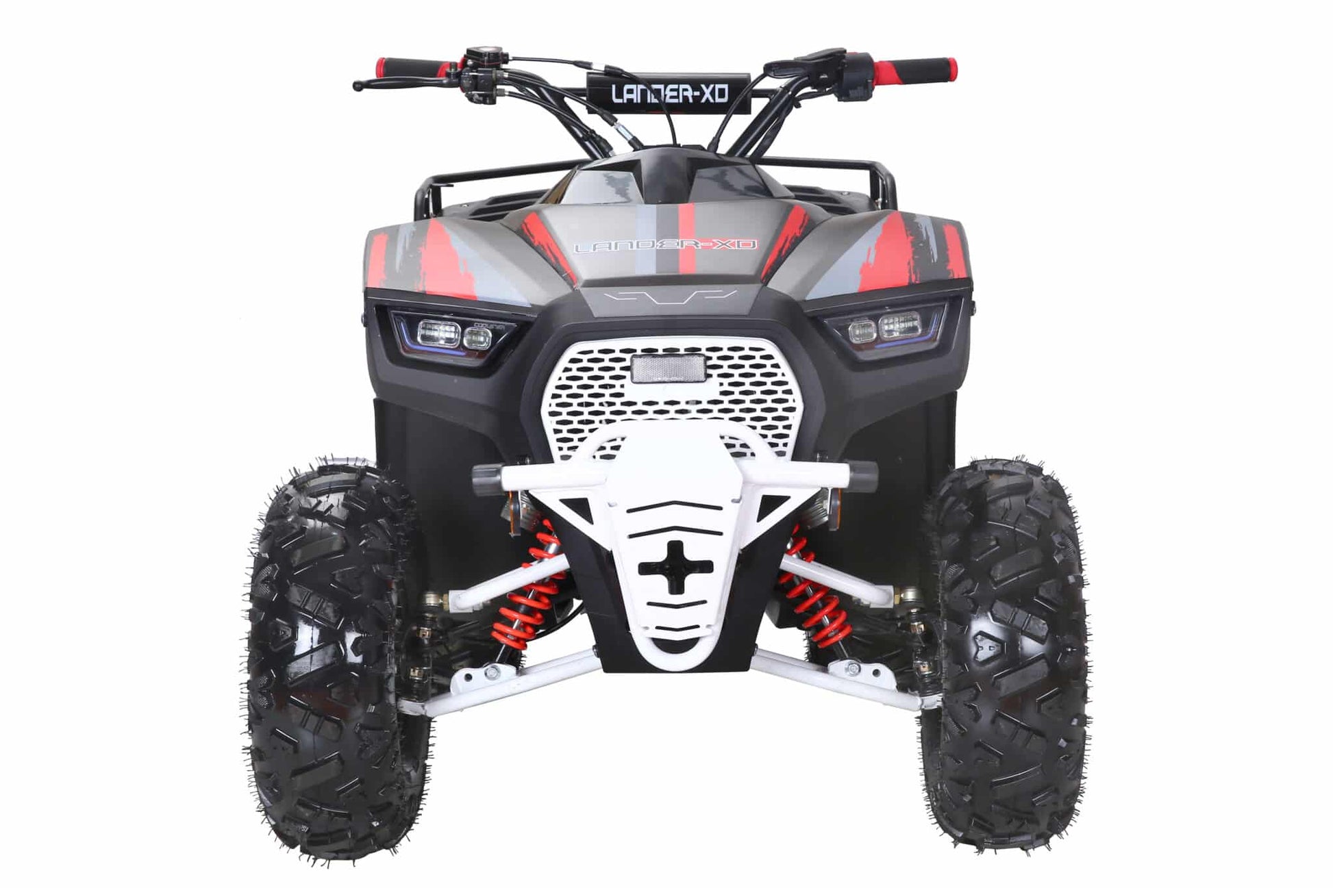 Coolster Lander XD-125UF Utility ATV in Silver Gray